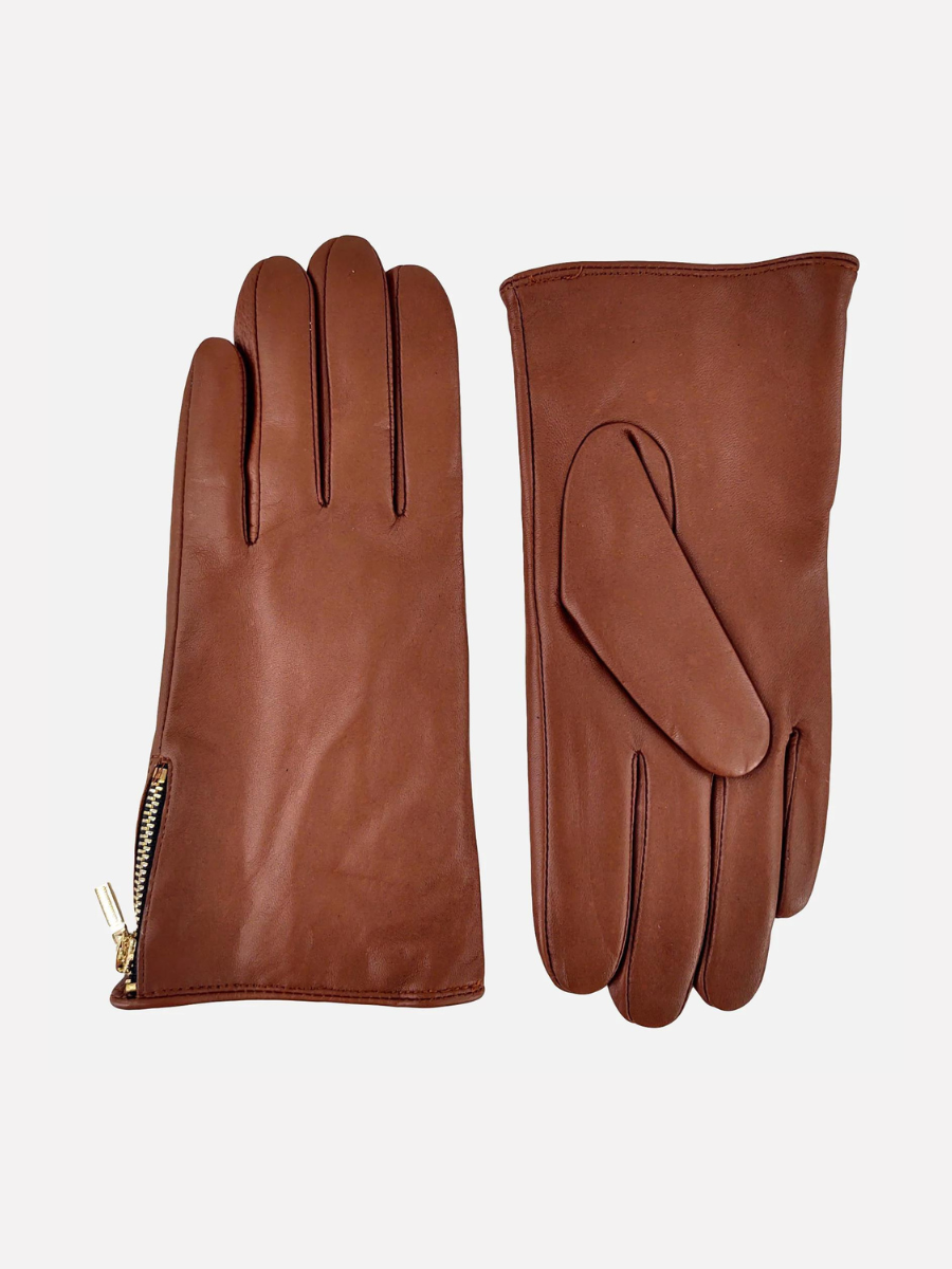 Z-1601 Reißverschlusshandschuh - Lammleder -Zubehör - Whiskey