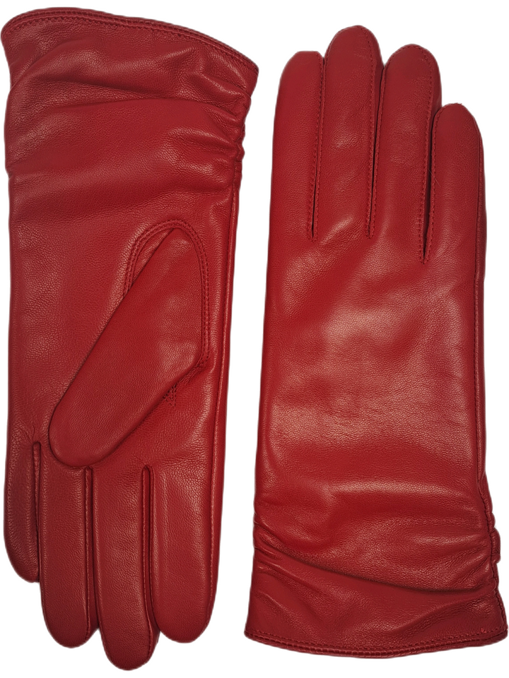 2261 Handske - Lamblink læder -accesories - rød