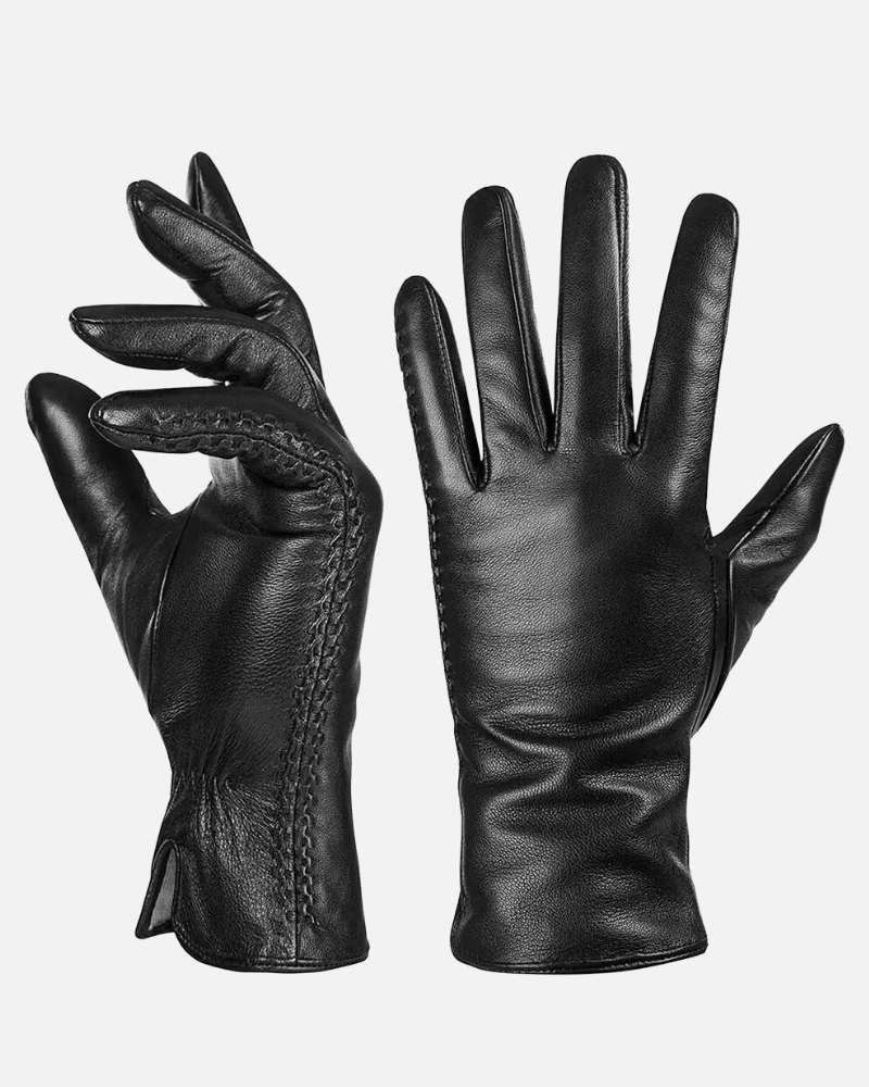 stitch handschuhe Z-001 Stitch Lederhandschuh – Schwarz – Stampe Denmark