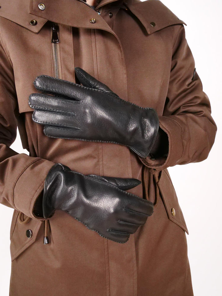 2145 Handsker - Læder - Accesories - Sort