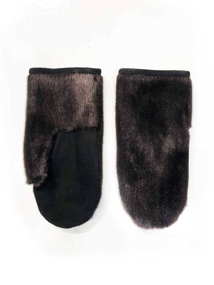 Nuuk Mørkebrune Sælskindsluffer - Unisex