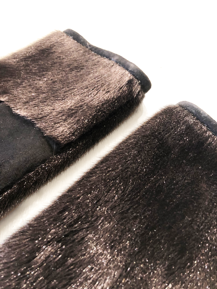 Nuuk Mørkebrune Sælskindsluffer - Unisex