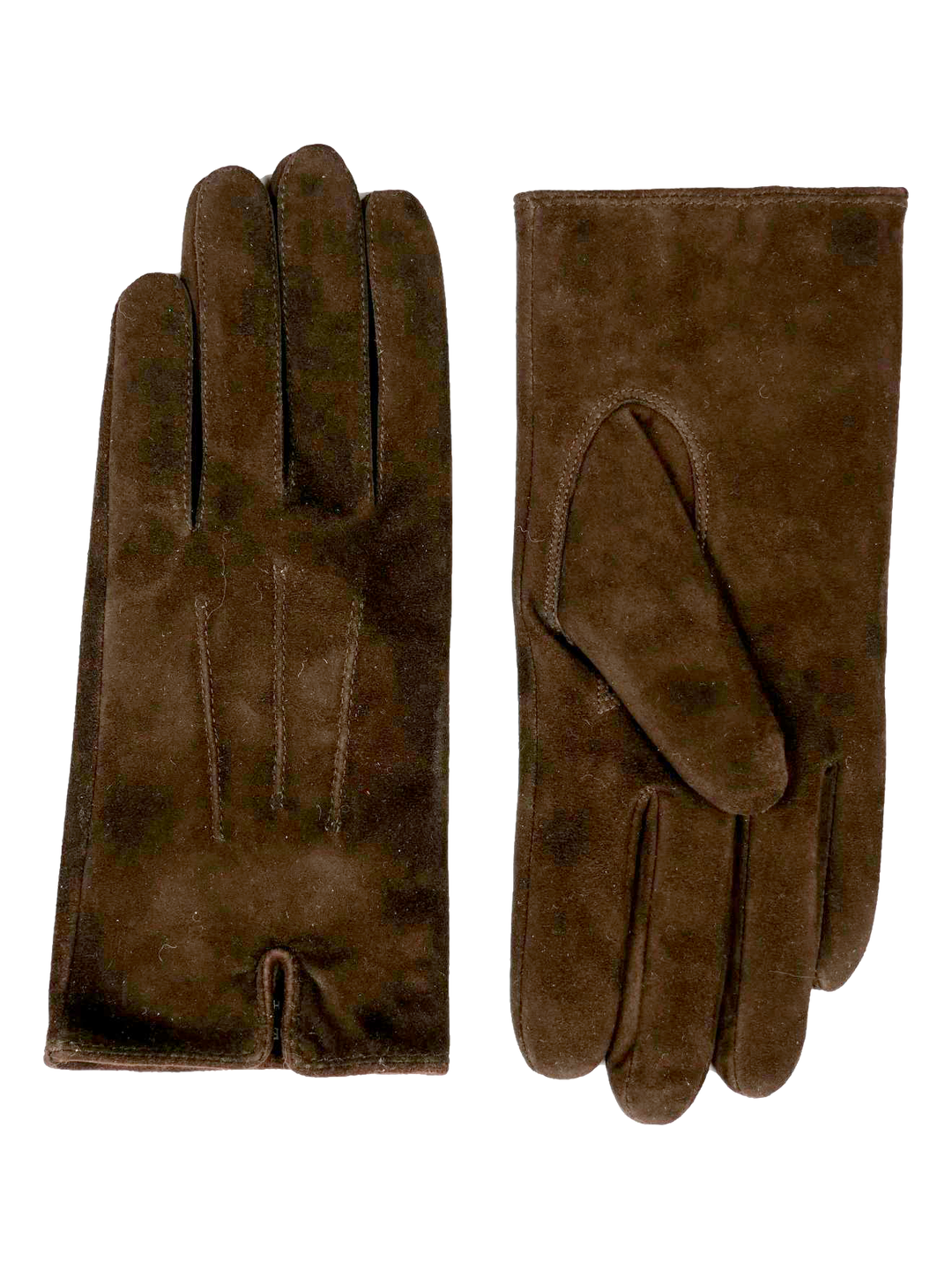2618 Handschuhe – Wildleder – Damen – Dunkelbraun