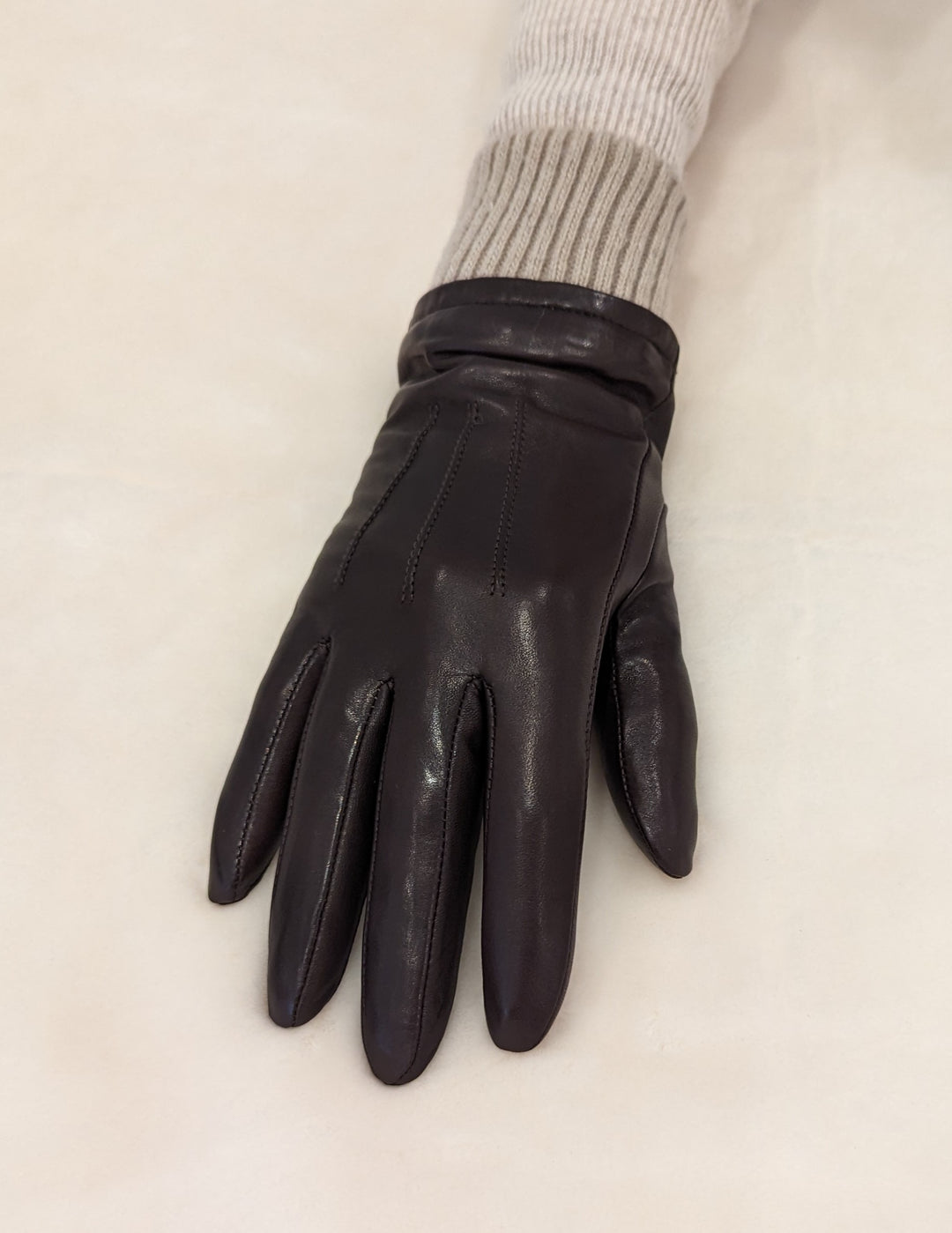 3010 Handske - Lammeskind - Accesories - Brun