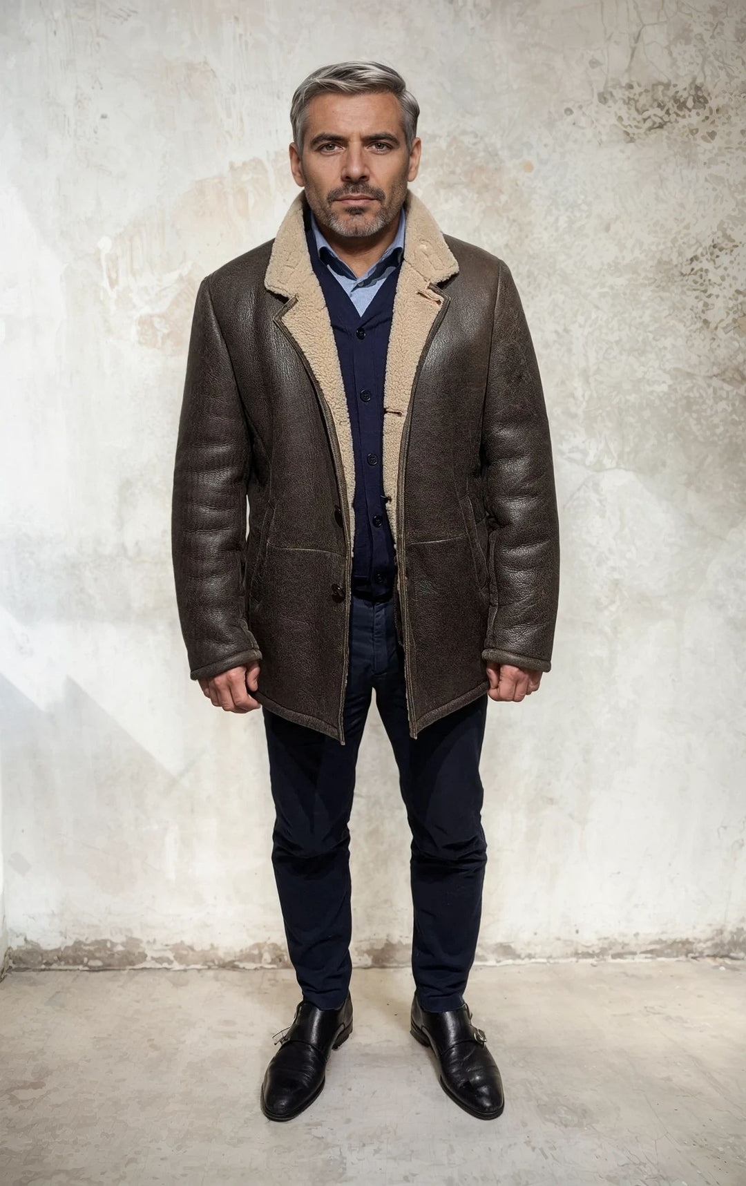 Cooper, 80 cm. - Halsband - Cool Lamb - Mann - Dunkelbraun