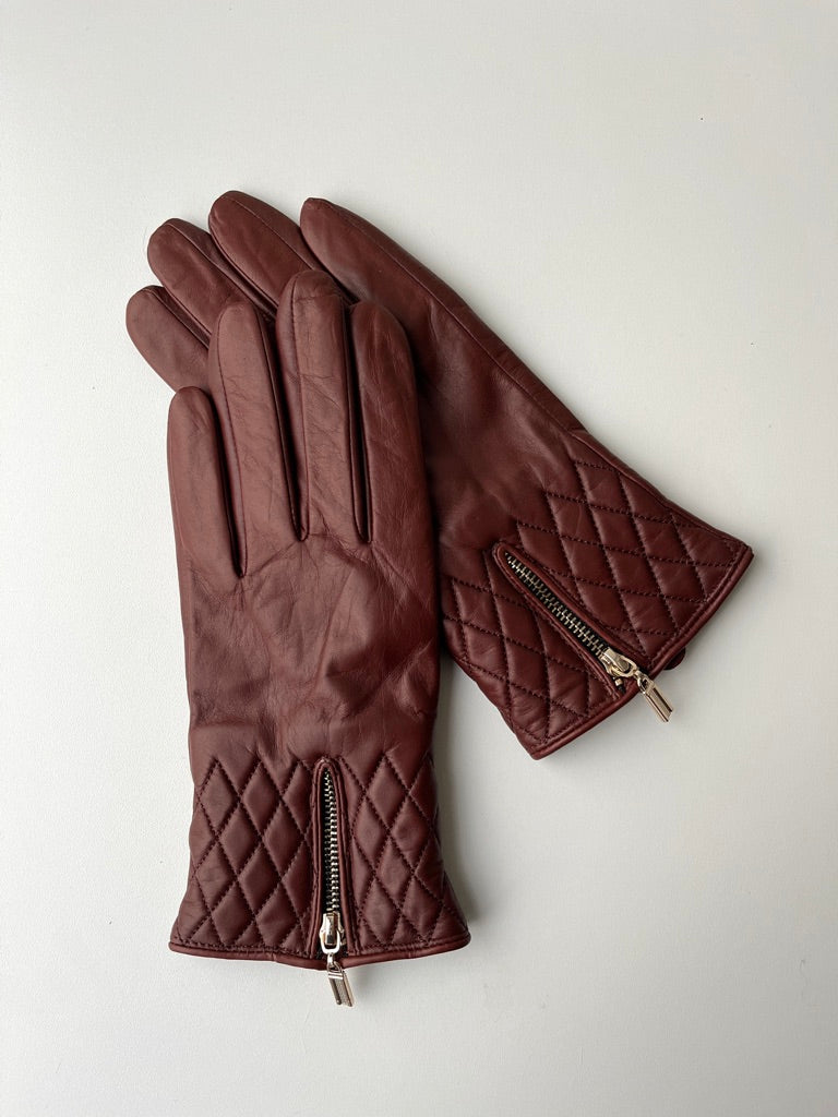 2687 Lamb Slink Leather Glove - Whisky
