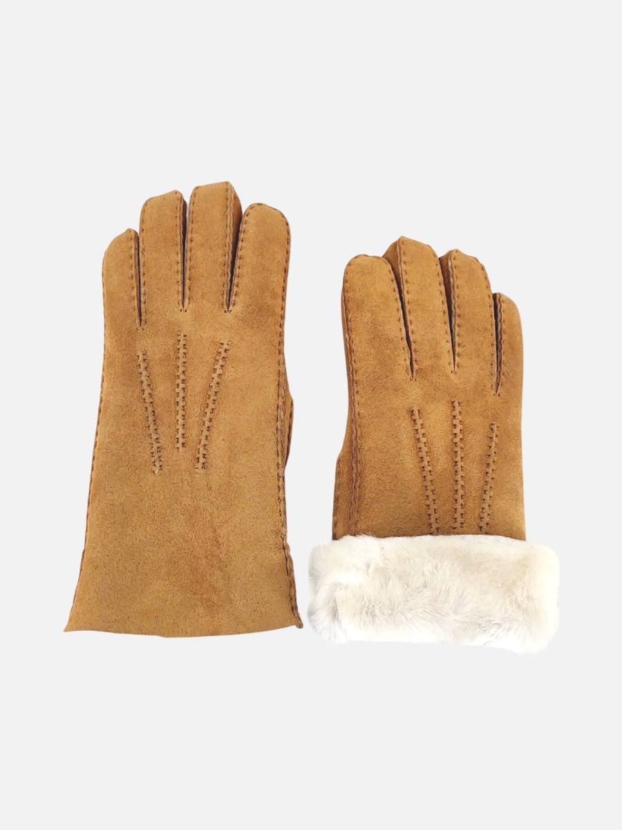 ZXM -010 Shearling Gloves - Camel