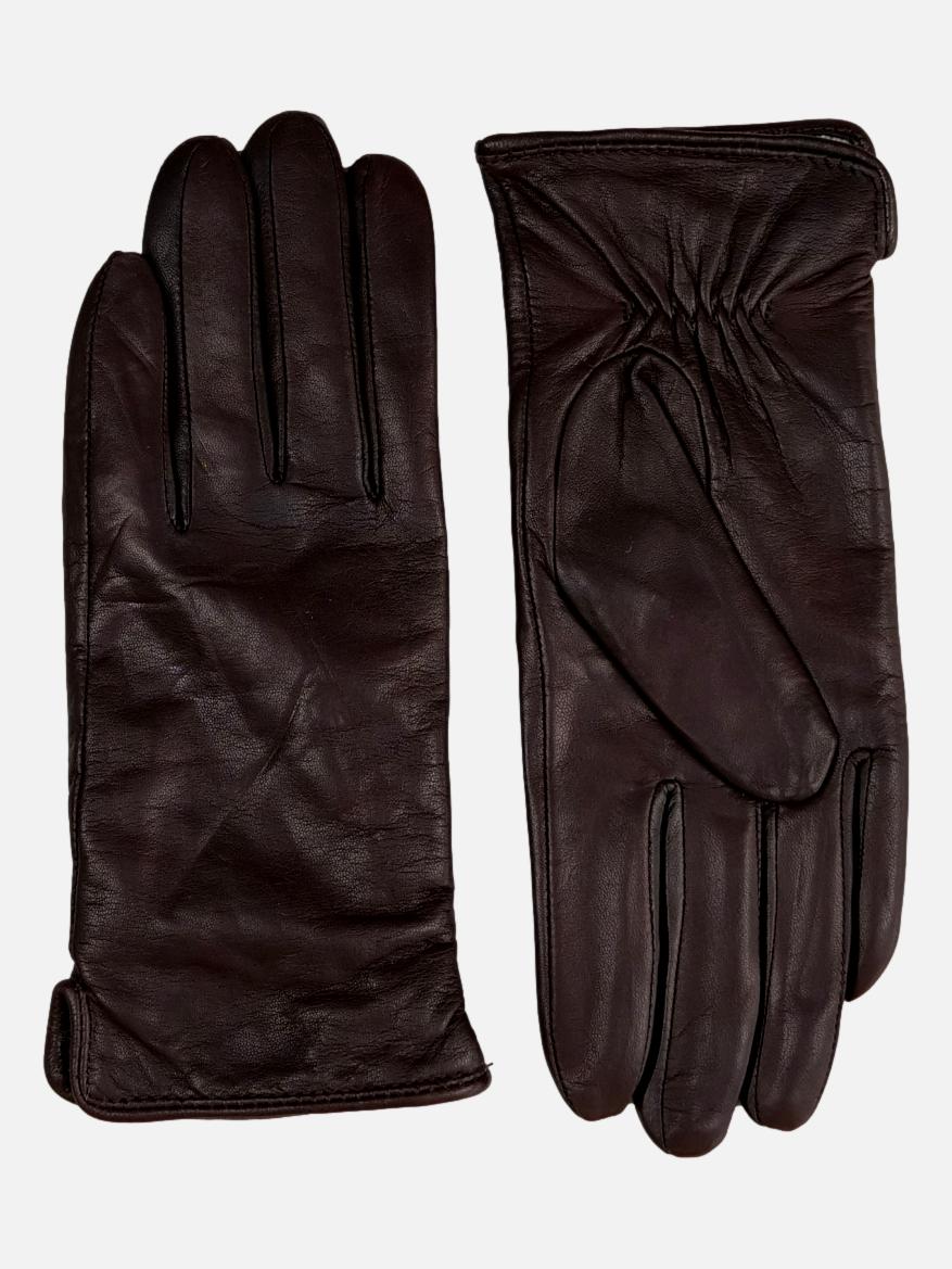 Z-1601 Almindelig handske - lammeskind - tilbehør - brun