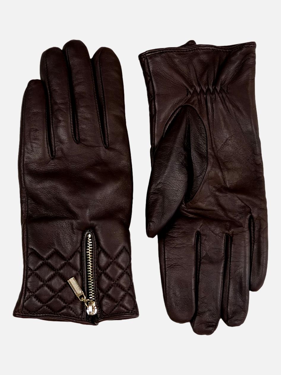 2687 Handschuh - Lammleder -Zubehör - Braun