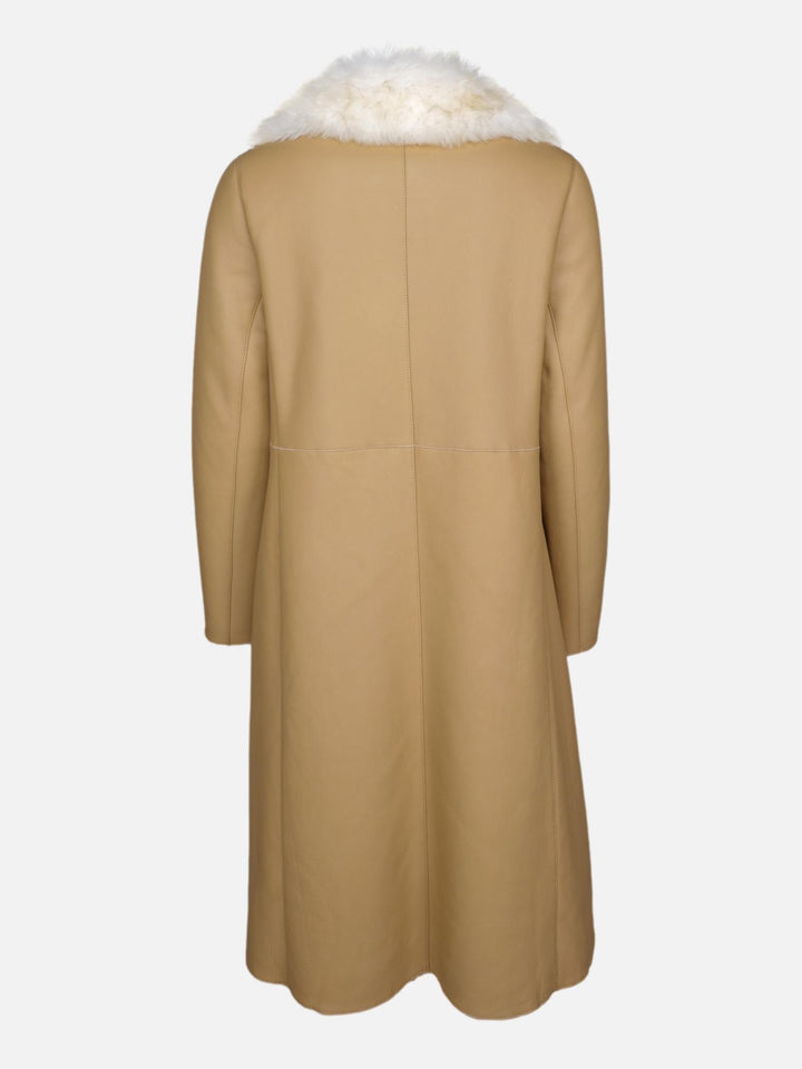 Gislaine, 110 cm. - Halsband - Lammnappa - Damen - Kamel