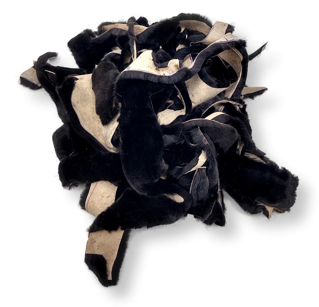 Mink Scrap Black Sheard - Stampe Pels
