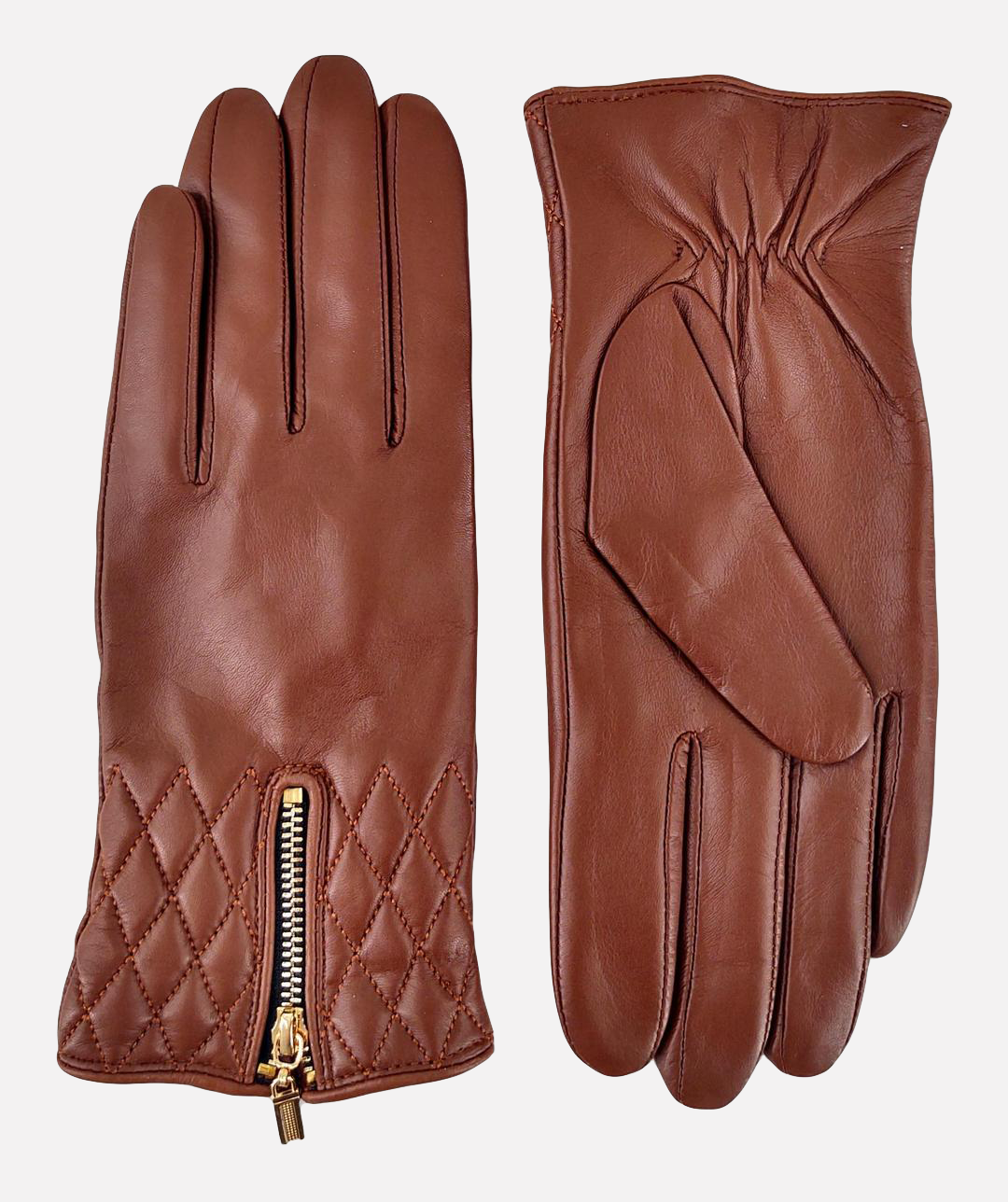 2687 Lamb Slink Leather Glove - Whisky