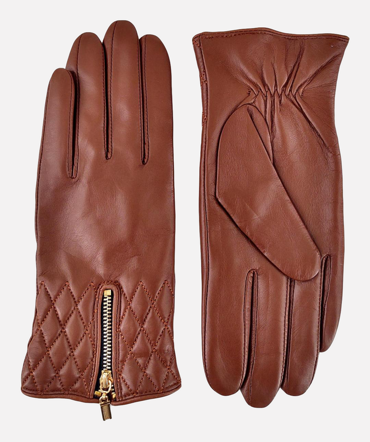 2687 Lamb Slink Leather Glove - Whisky