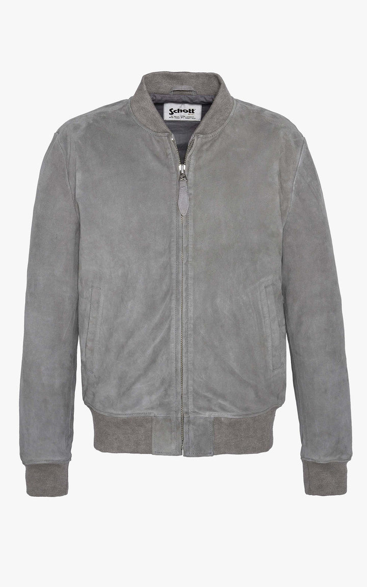 A "LC300" Gris Schott Blouson Homme details photo