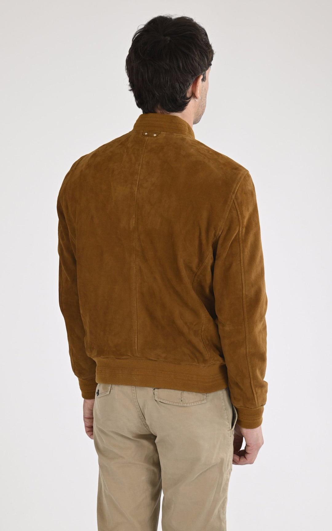 A "WINDON 102570" Cognac Daytona 73 Blouson Homme back photo