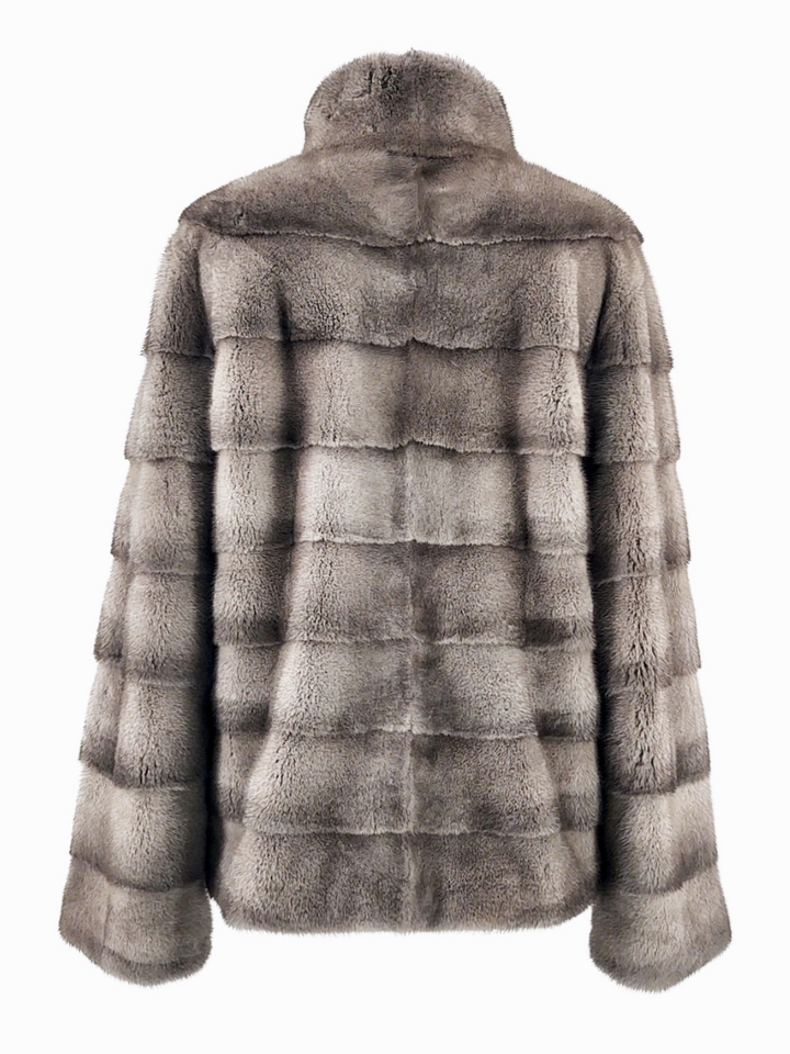 Olise, 60 cm. - Mink - Women - Silver Blue