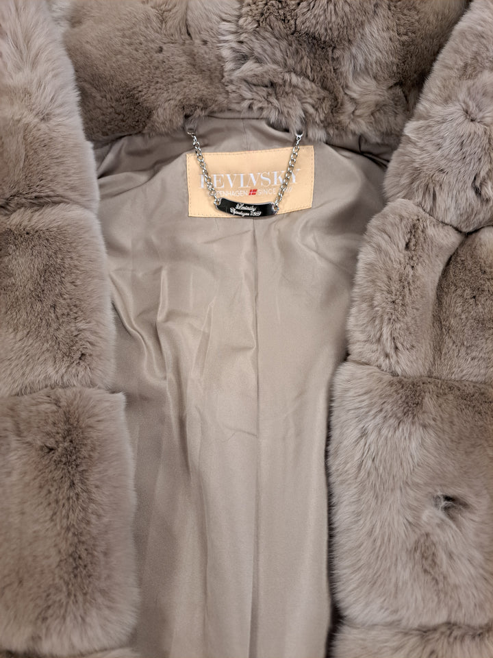 Imelda-A, 85 cm. - Hood - Rex - Damen - Cafe Latte