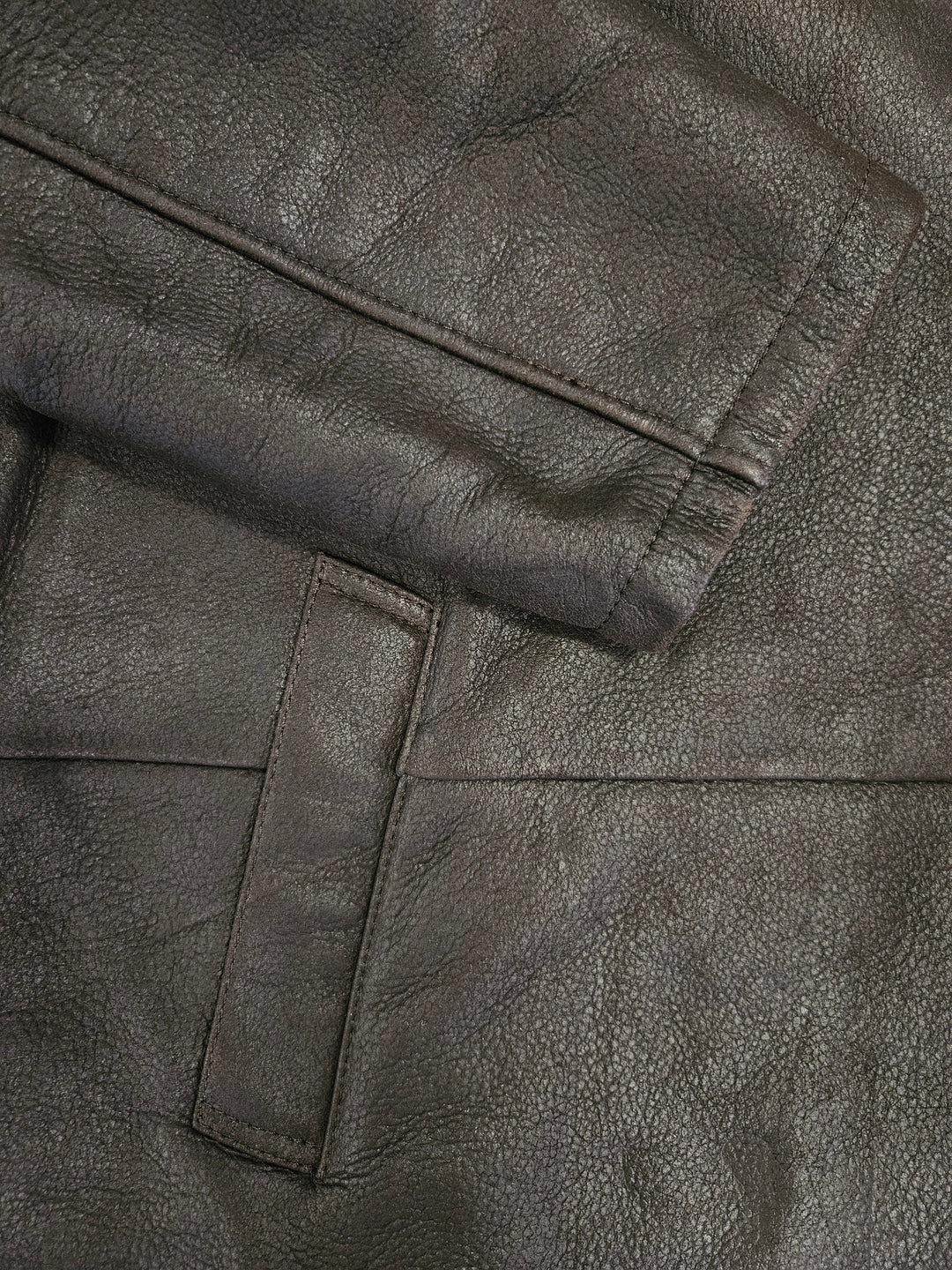 Jack, 80 cm. Nappa Lamb Crack - Man Brown
