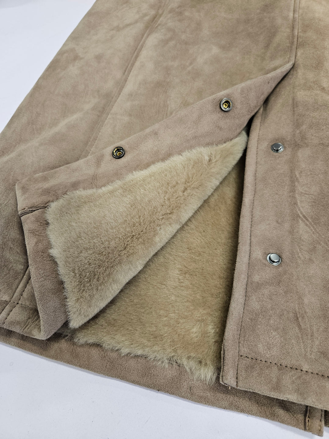 Carlo, 100 cm. - Collar Suede Lamb - Man Dark Oak