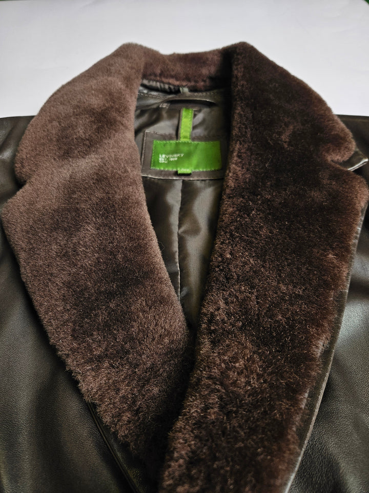 Enzo – Lamm-Dace-Leder – Herren – schönes Braun