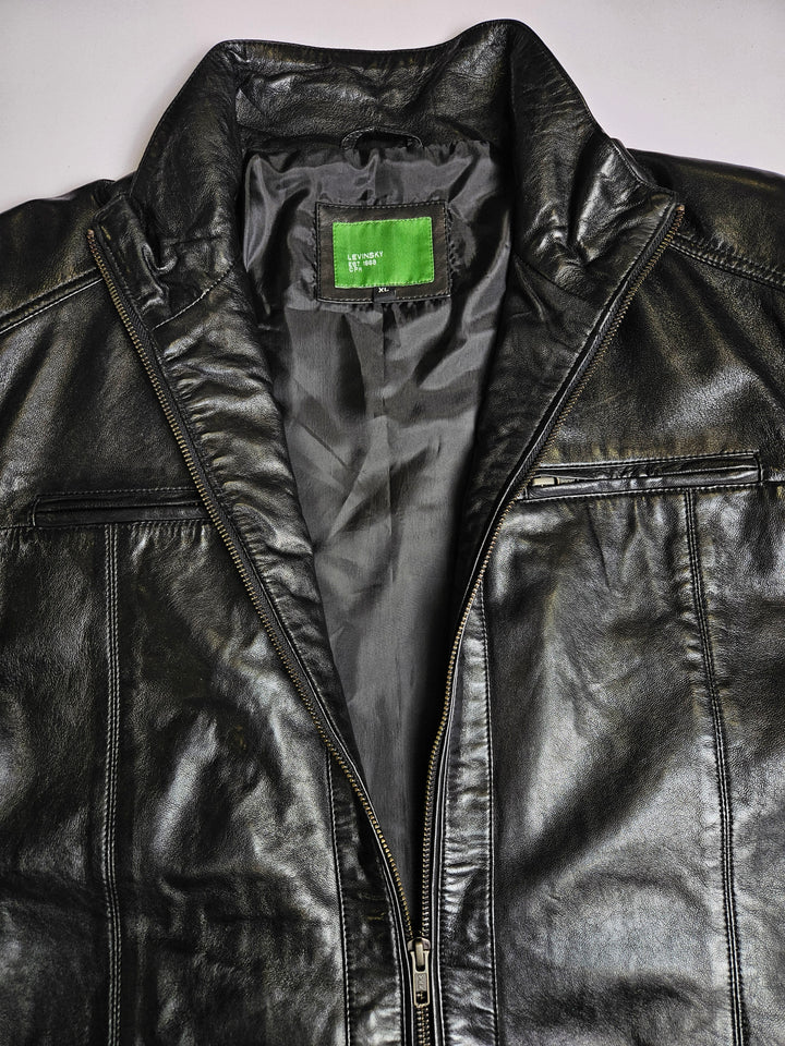 Big Marlow - Lamm Polish Nappa Leather -Man - Svart