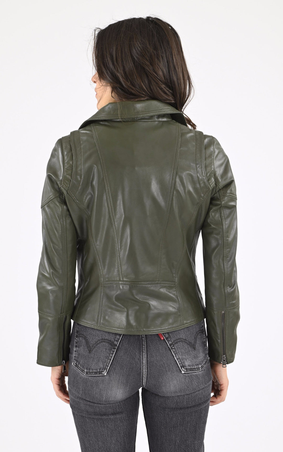 A "LOVELY" Kaki Giorgio & Mario Blouson Femme back photo