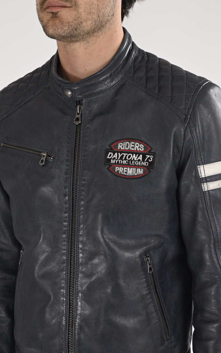 A "SPENCER 104153" Bleu Daytona 73 Blouson Homme details photo