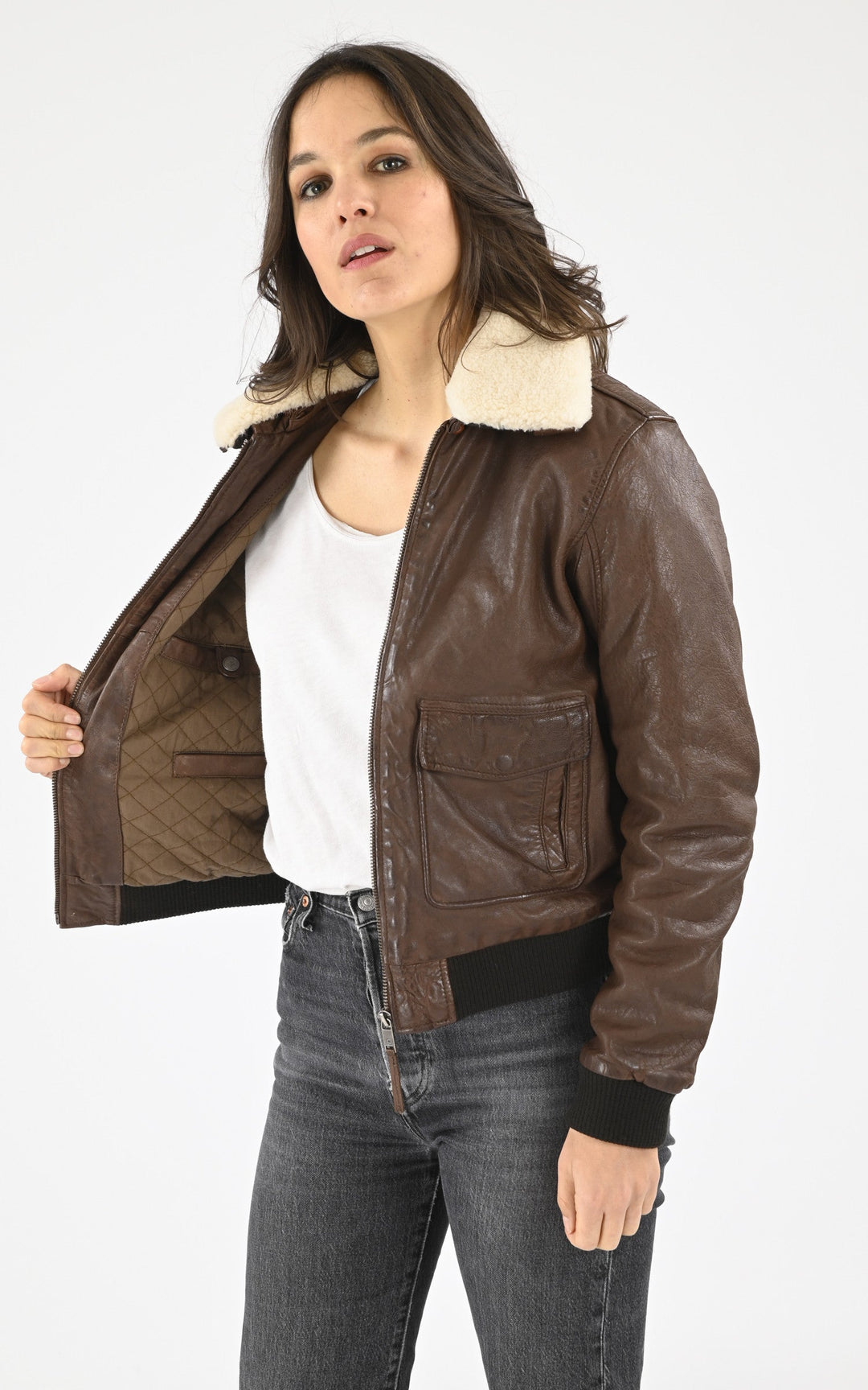 A "MIRAGE" Marron La Canadienne Pilote Femme interior photo