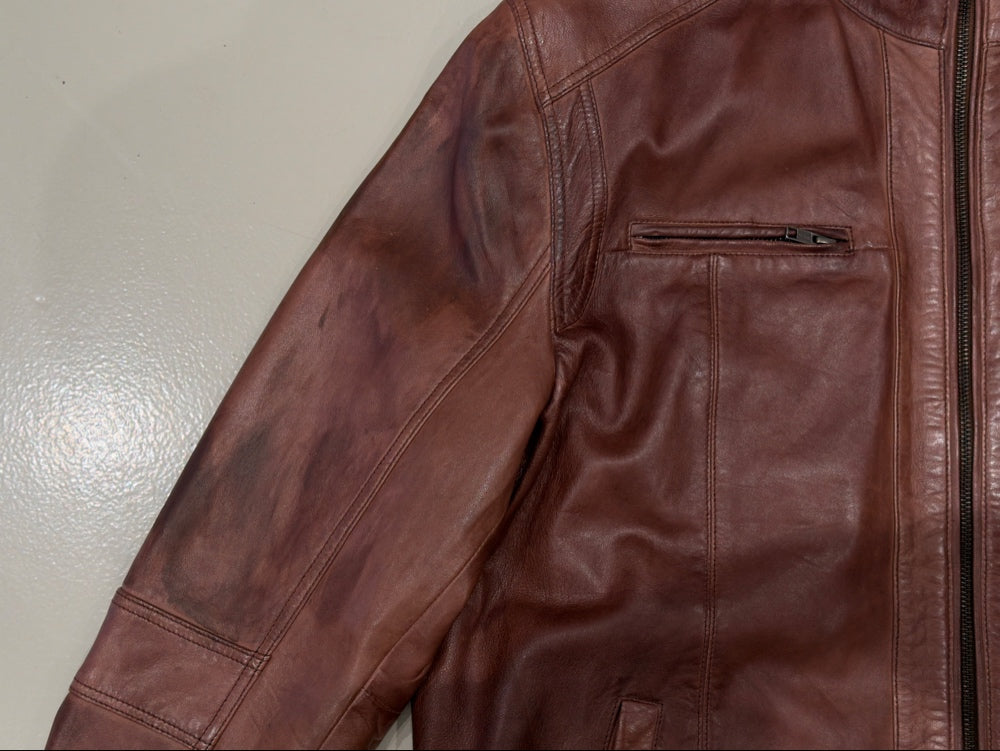 Leather Jacket - Copper Brown - Men