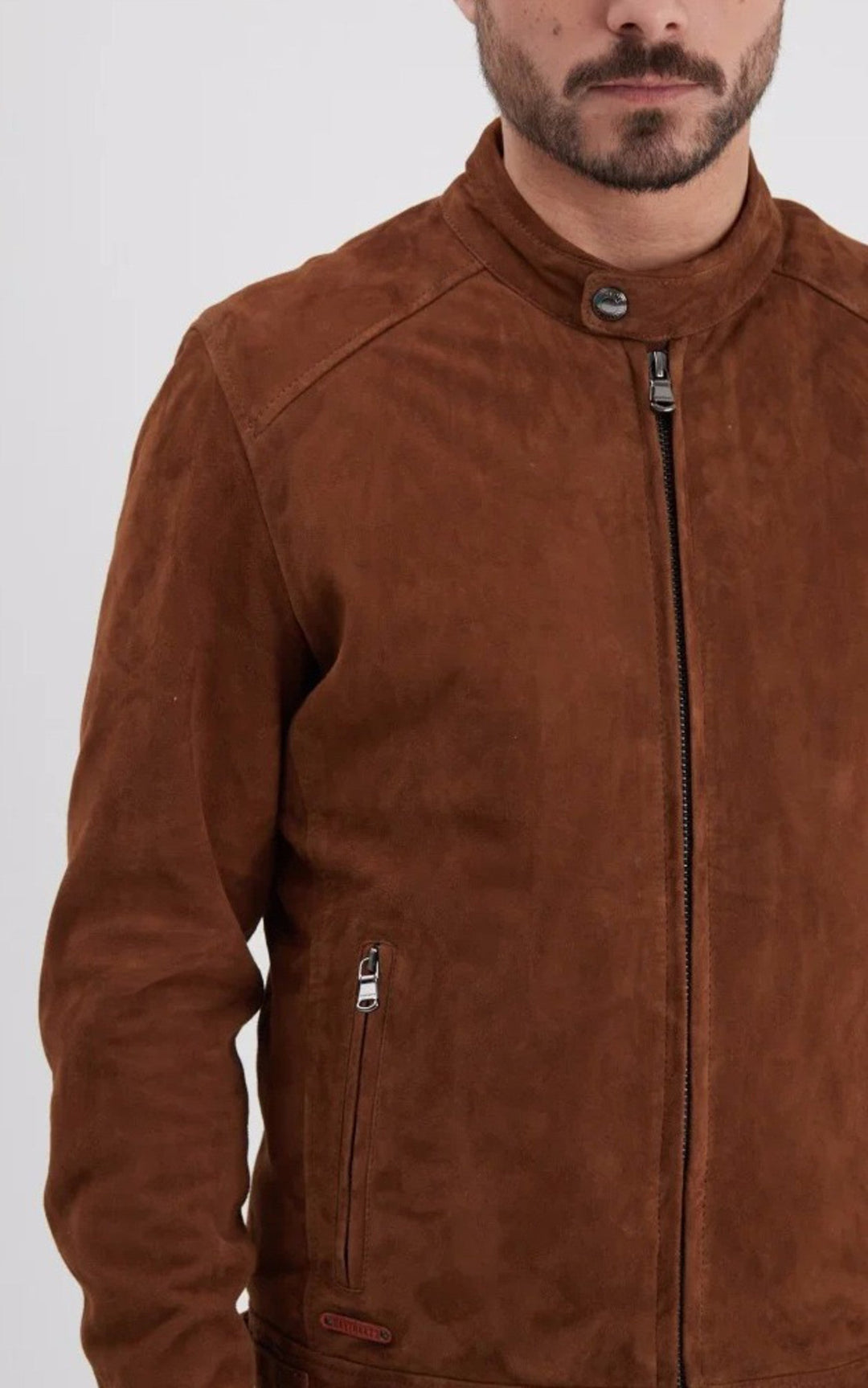 A "DELF 102569" Tobacco Daytona 73 Blouson Homme interior photo
