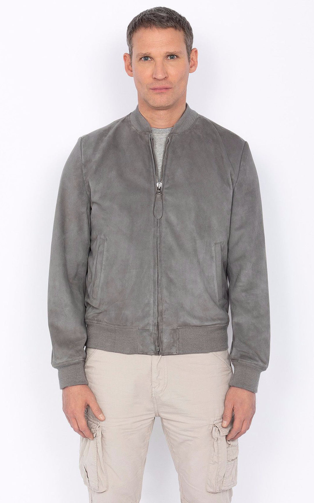 A "LC300" Gris Schott Blouson Homme opened photo