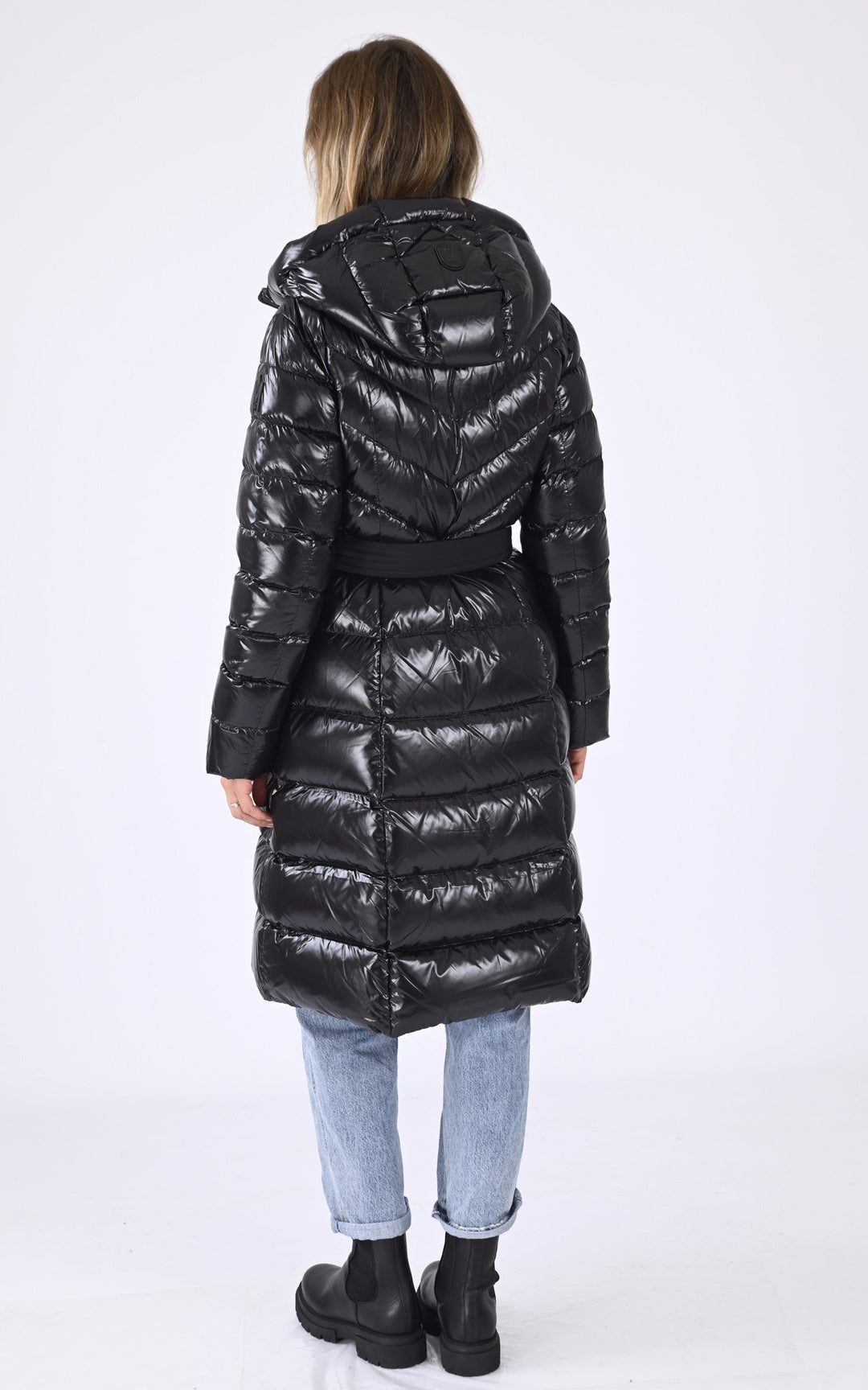 A "CORALIA" Noir Mackage 3/4 Doudoune Femme back photo