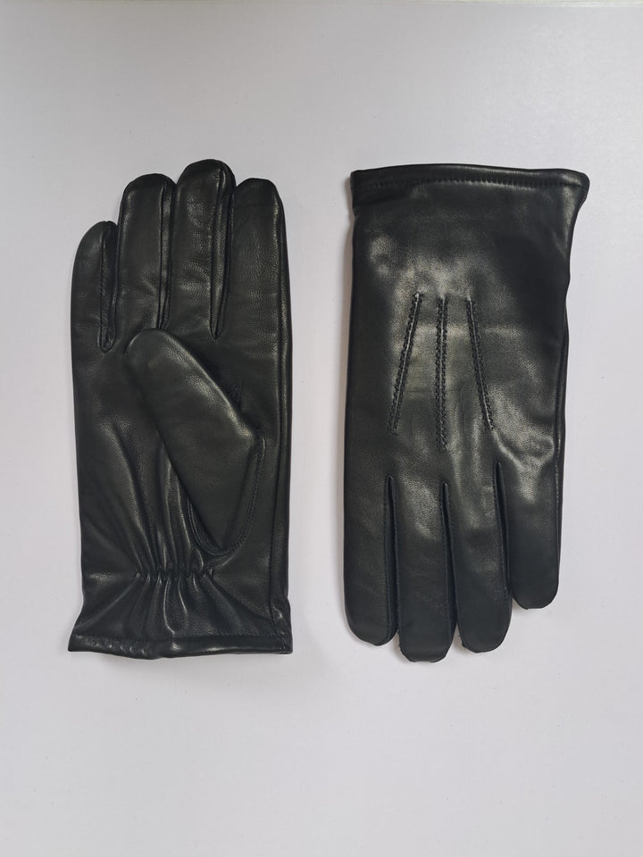7607 Glove - Lamb Slink Leather -Accesories - Black
