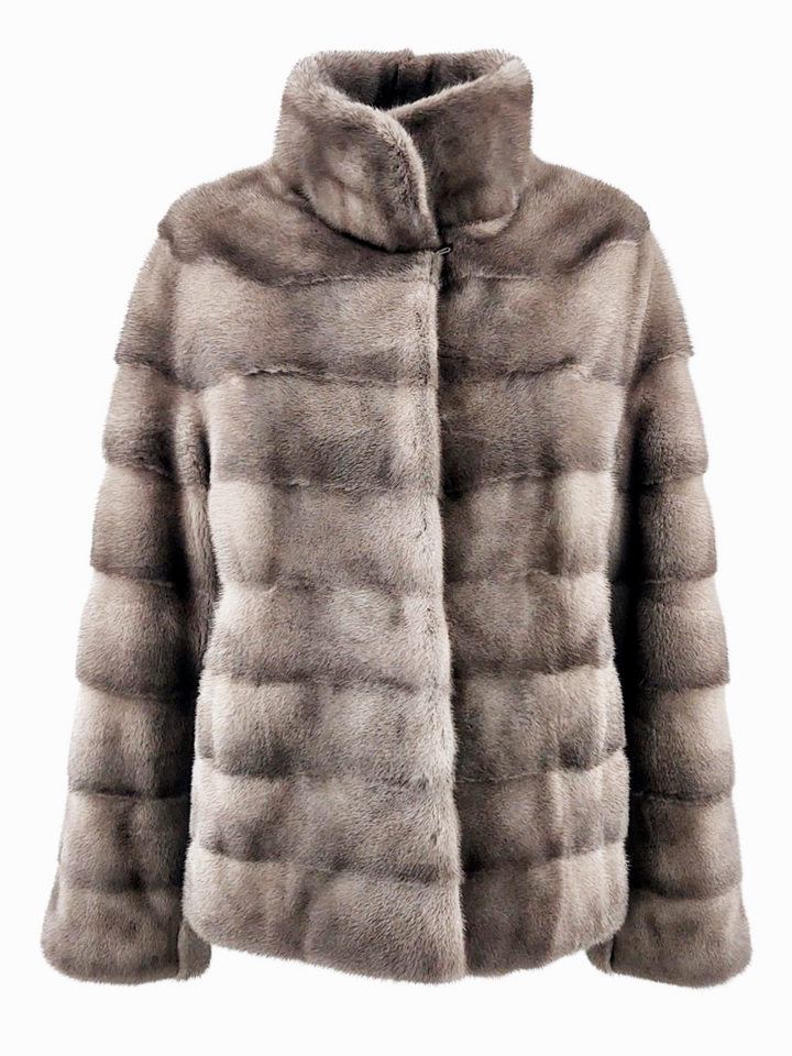 Olise, 60 cm. - Mink - Women - Silver Blue