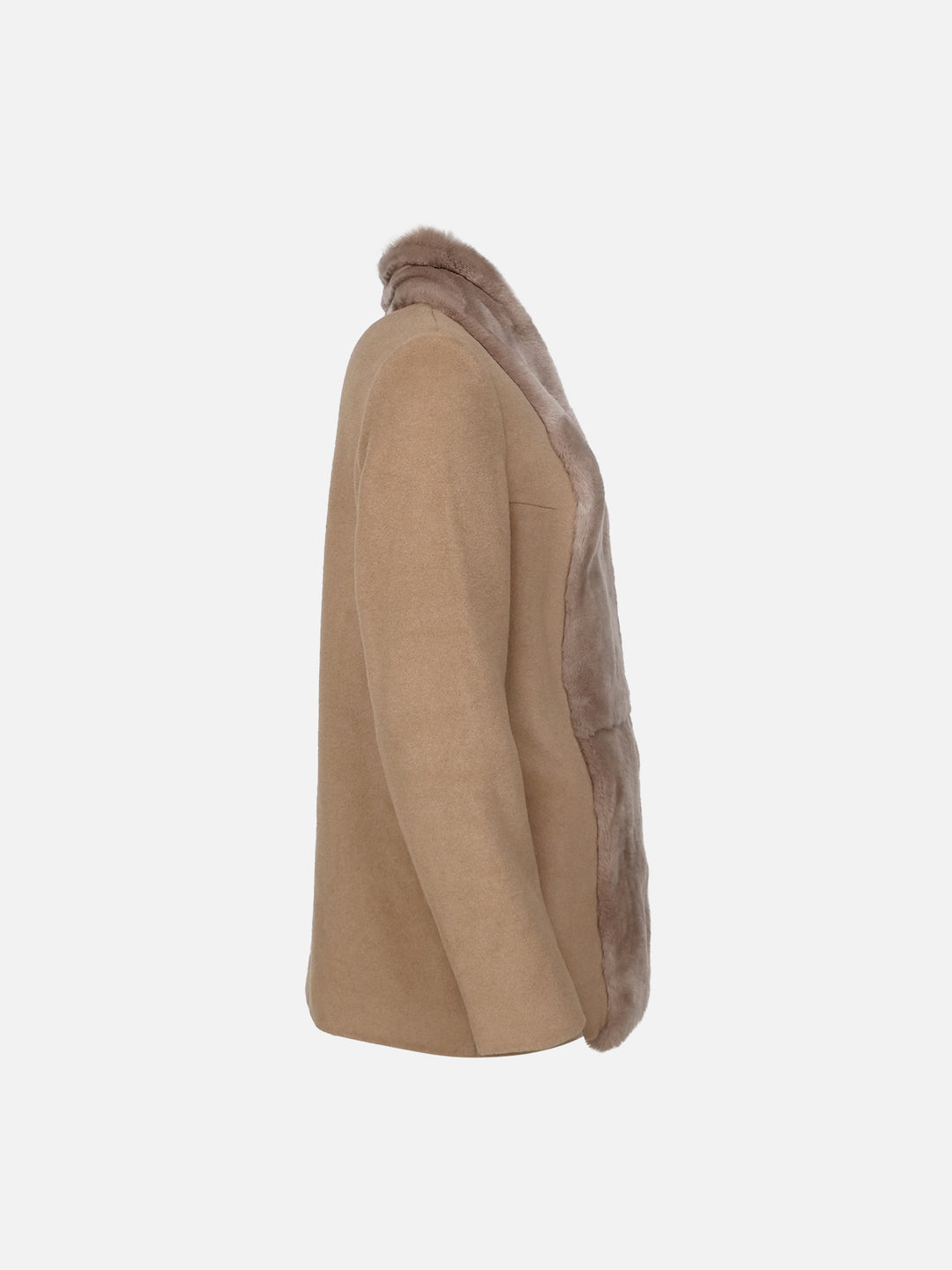 Harol, 70 cm. - Krave - Uld & Cashmere Jakke - Kvinde - Camel  