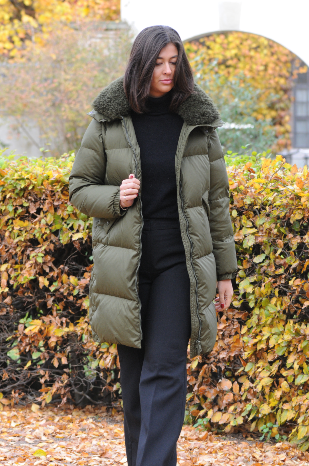 Heather, 98 cm. - Down Jacket/Vest - Kvinder - Army Green