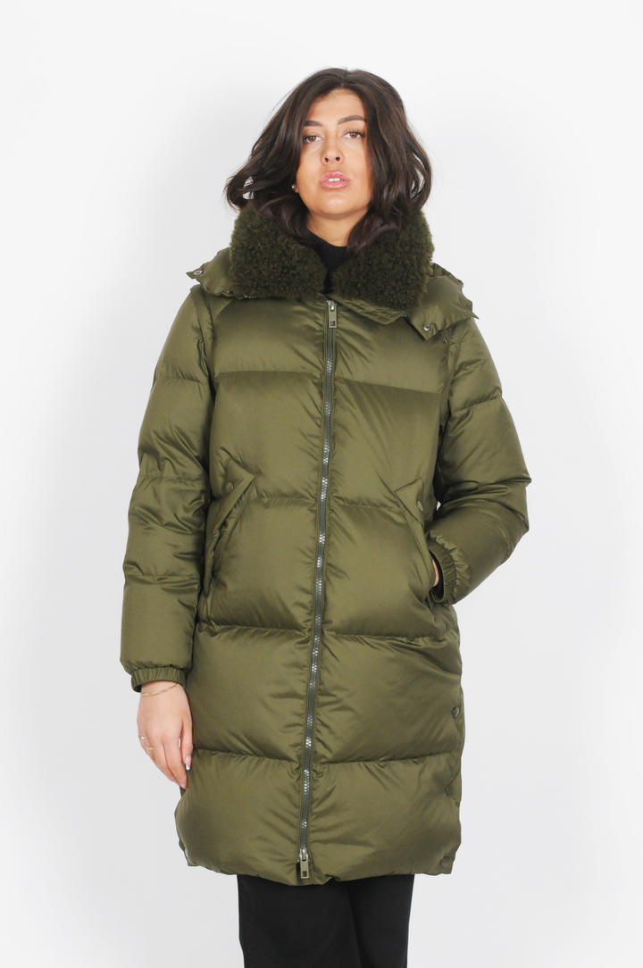 Heather, 98 cm. - Down Jacket/Vest - Kvinder - Army Green