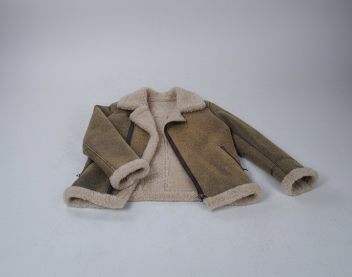 Irwing, 72 cm. - Lamb Crackle - Mann - Beige