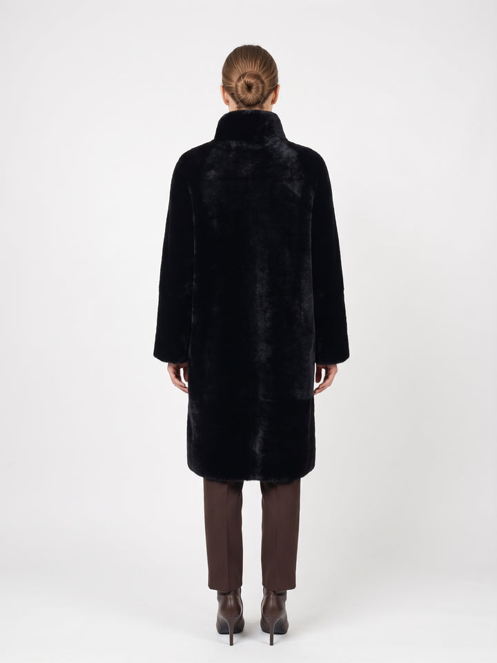 Jamie, 105 cm. - Krave - Nappa Lamb - Damer - Sort