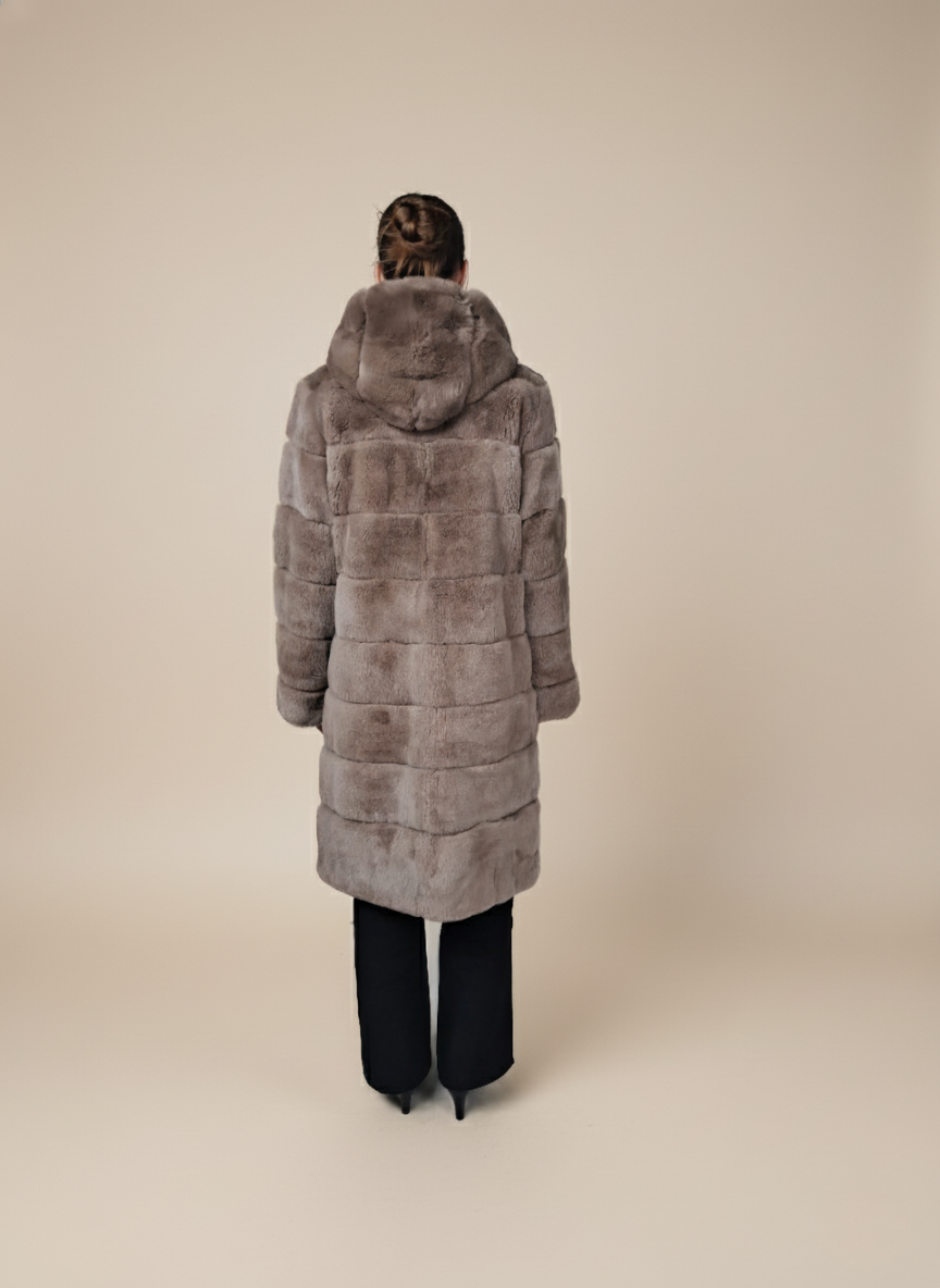 Petrovski, 100 cm. - Hood - Rex - Women - Cafe Latte