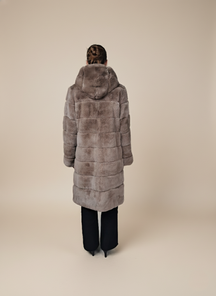 Petrovski, 100 cm. - Hood - Rex - Women - Cafe Latte