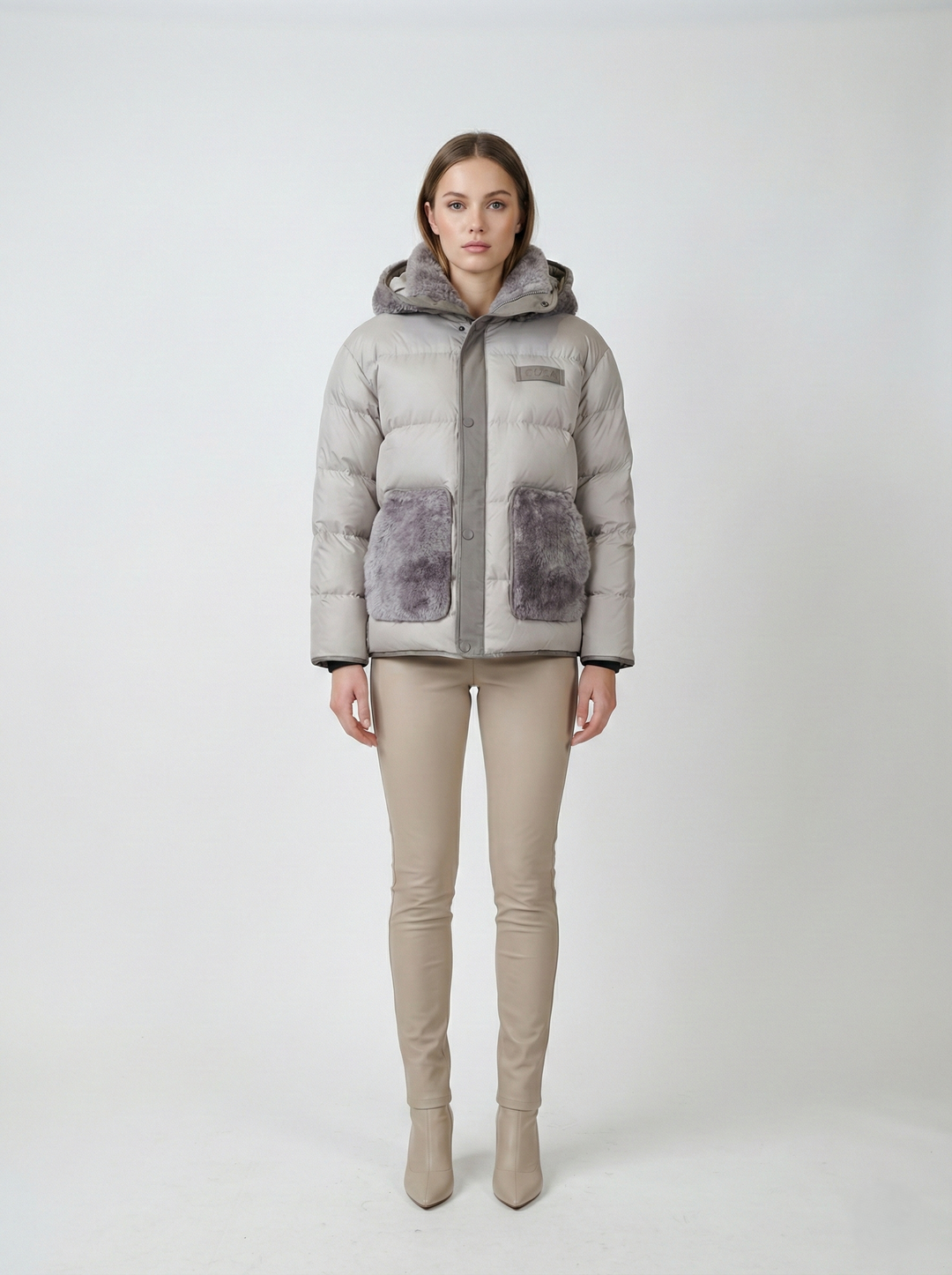 Jovina, 68 cm. - Ner - Kvinnor - Grå