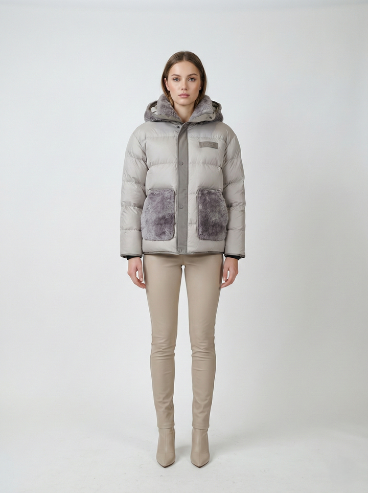 Jovina, 68 cm. - Ner - Kvinnor - Grå