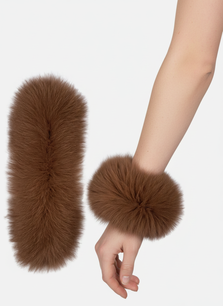 1120 Manschetter - Räv - Tillbehör - Kamel