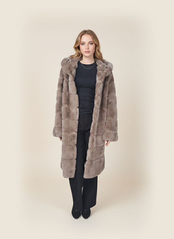 Petrovski, 100 cm. - Hood - Rex - Women - Cafe Latte