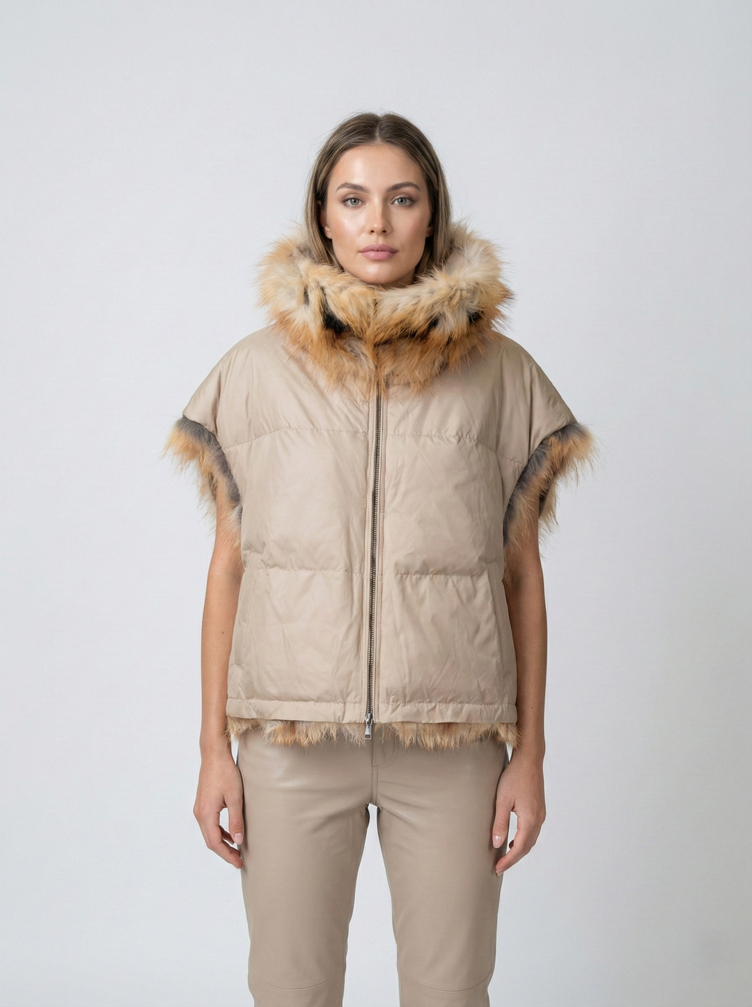 Juvigny Vest, 55 cm. - Krave - Rød ræv - Kvinder - Naturlig