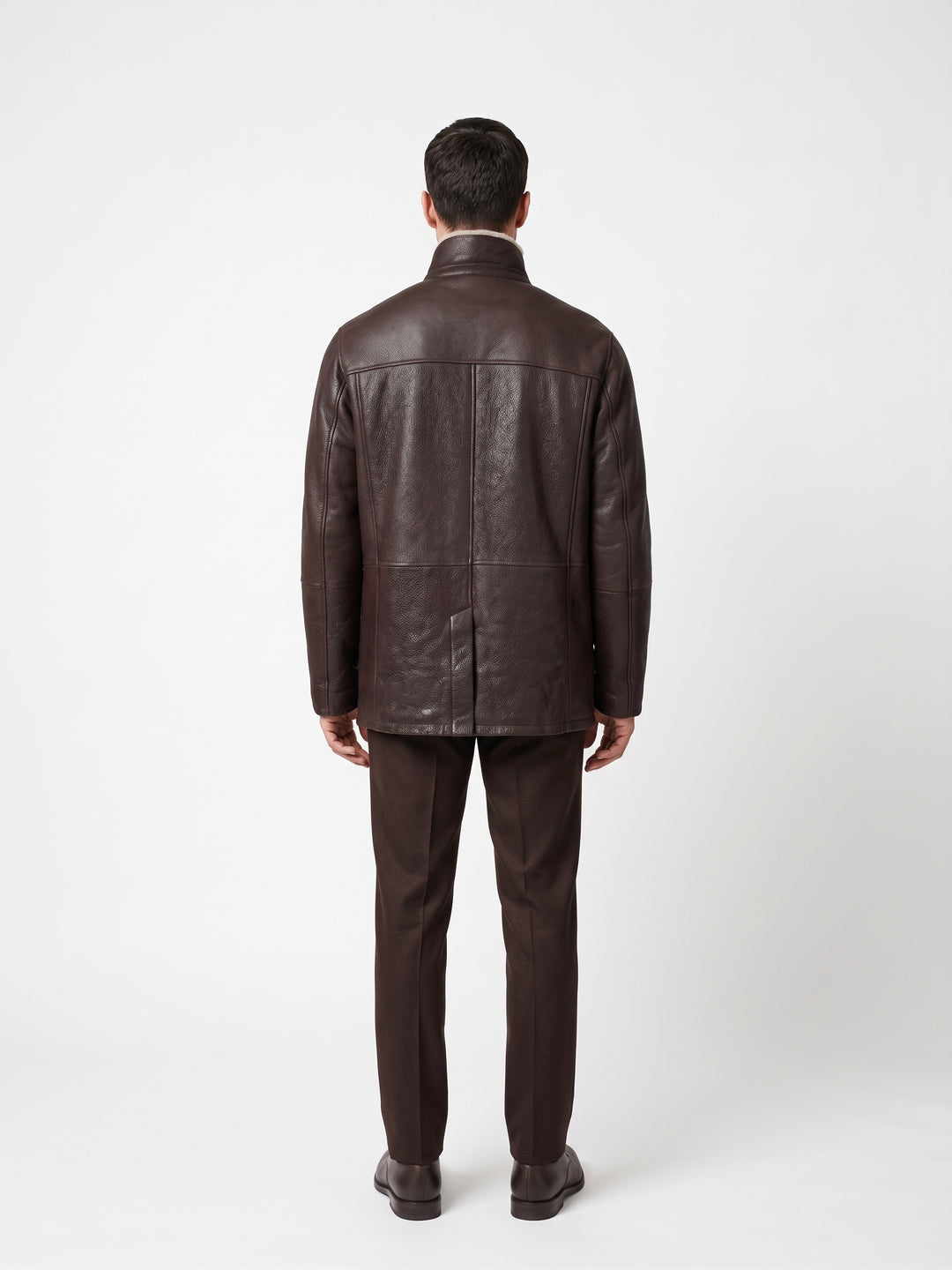 Jack, 80 cm. Nappa Lamb Crack - Man Brown