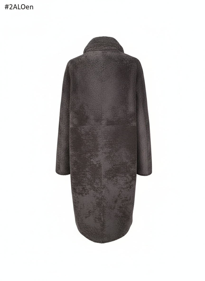 Filuka, 100 cm. - Halsband - Curly Lamb - Damen - Taupe