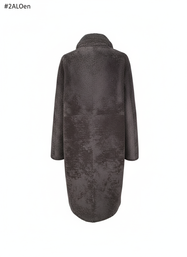 Filuka, 100 cm. - Halsband - Curly Lamb - Damen - Taupe