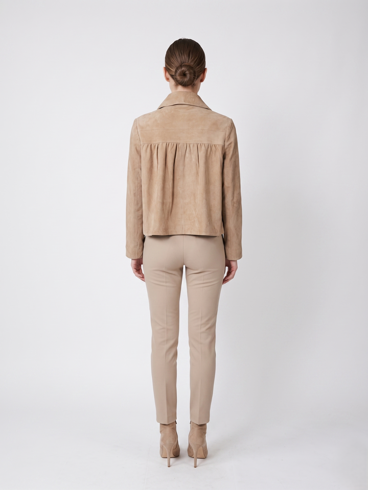 Mali, 54 cm. - Krage - Getmocka - Dam - Taupe
